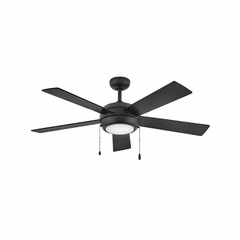 Hinkley Croft 52" LED Ceiling Fan - Matte Black - 904052FMB-LIA
