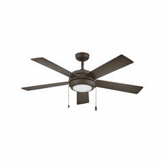 Hinkley Croft 52" LED Ceiling Fan - Metallic Matte Bronze - 904052FMM-LIA