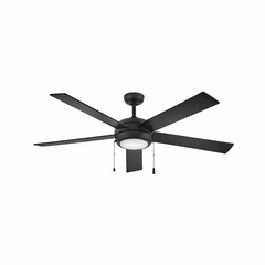 Hinkley Croft 60" LED Ceiling Fan - Matte Black - 904060FMB-LIA