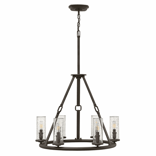 Hinkley Dakota Single Tier Chandelier - Oil Rubbed Bronze - 4786OZ