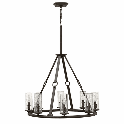 Hinkley Dakota Single Tier Foyer Chandelier - Oil Rubbed Bronze - 4788OZ