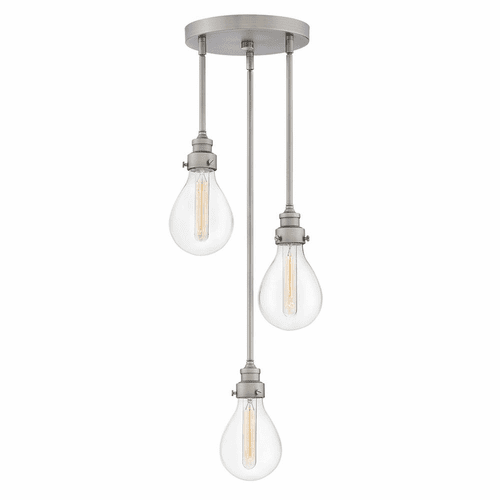 Hinkley Denton Pendant Pan - Pewter - 3263PW