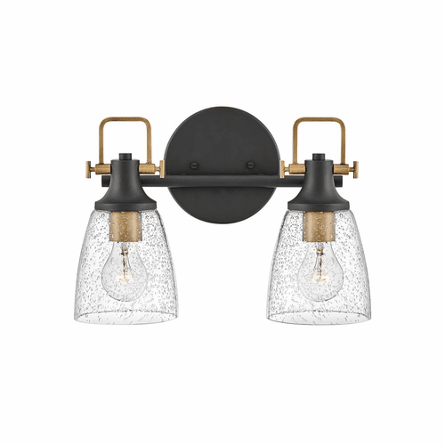 Hinkley Easton Two Light Vanity - Black - 51272BK