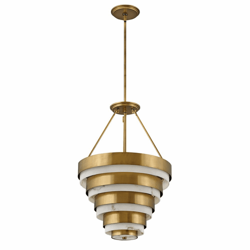 Hinkley Echelon Flush Mount - Heritage Brass - 30184HB