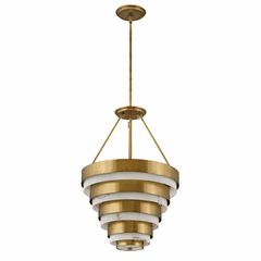 Hinkley Echelon Flush Mount - Heritage Brass - 30184HB