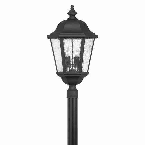 Hinkley Edgewater Outdoor Extra Large Post Mount - Black - 1677BK