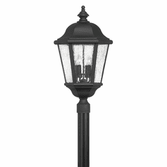 Hinkley Edgewater Outdoor Extra Large Post Mount - Black - 1677BK