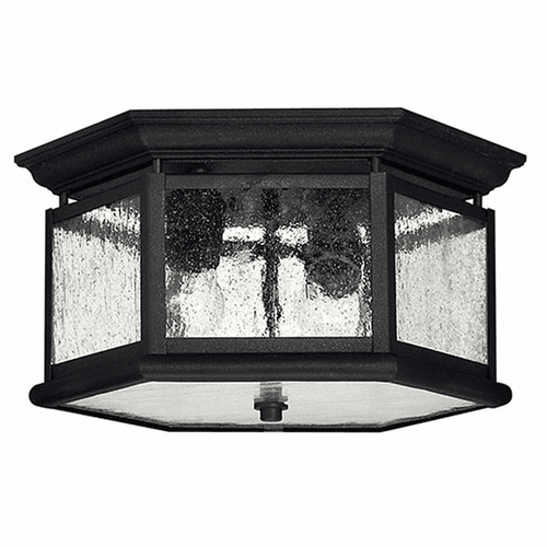 Hinkley Edgewater Outdoor Flush Mount - Black - 1683BK