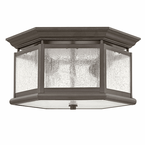 Hinkley Edgewater Outdoor Flush Mount - Oil Rubbed Bronze - 1683OZ