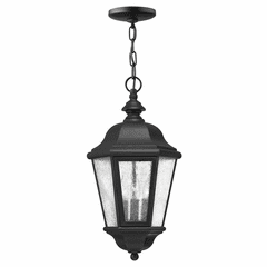 Hinkley Edgewater Outdoor Hanging Light - Black - 1672BK-LL Hinkley Edgewater Outdoor Hanging Light - Black - 1672BK-LL