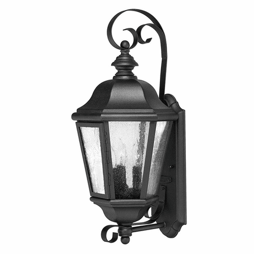 Hinkley Edgewater Outdoor Medium Wall Mount - Black - 1670BK