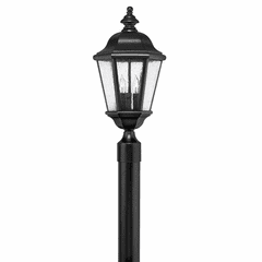 Hinkley Edgewater Outdoor Post Mount - Black - 1671BK-LV