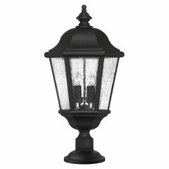 Hinkley Edgewater Outdoor Post Mount - Black - 1677BK-LV