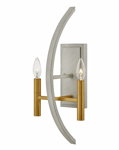 Hinkley Euclid 2-LT Wall Sconce - Cement Gray - 3460CG