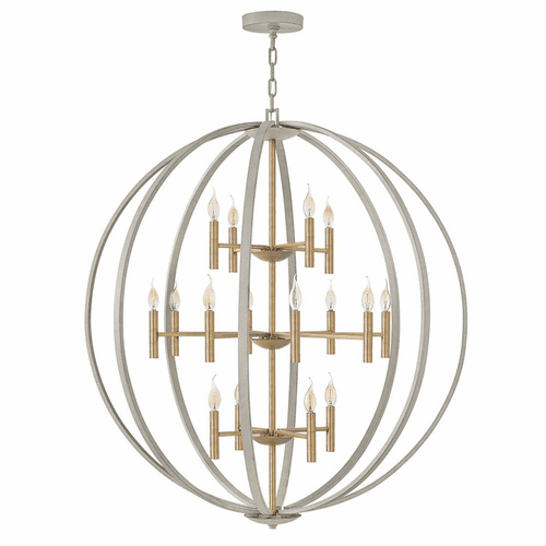 Hinkley Euclid Three Tier Chandelier - Cement Gray - 3464CG