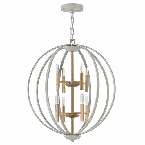 Hinkley Euclid Two Tier Foyer Light - Cement Gray - 3468CG