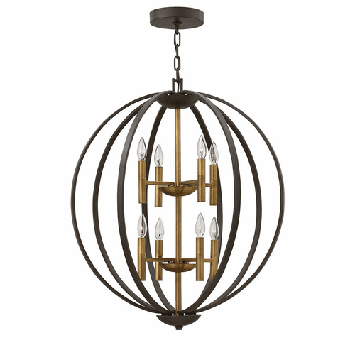 Hinkley Euclid Two Tier Foyer Light - Spanish Bronze - 3468SB