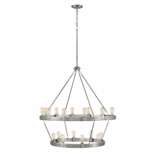 Hinkley Everett Chandelier - Brushed Nickel - 4399BN