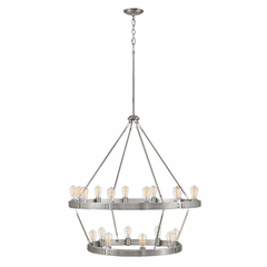 Hinkley Everett Chandelier - Brushed Nickel - 4399BN