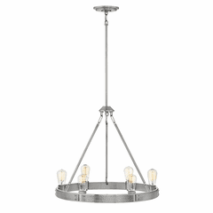 Hinkley Everett Single Tier Chandelier - Brushed Nickel - 4395BN