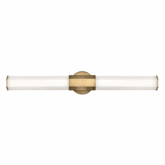 Hinkley Facet Bath Light - Heritage Brass - 51153HB