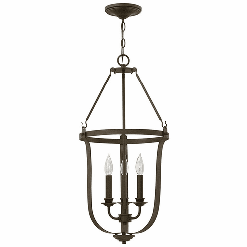 Hinkley Fenmore Single Tier Foyer Light - Textured Bronze - 4943TZ