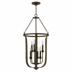 Hinkley Fenmore Two Tier Foyer Light - Textured Bronze - 4946TZ