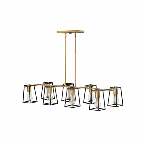 Hinkley Filmore Chandelier - Heritage Brass - 35168HB