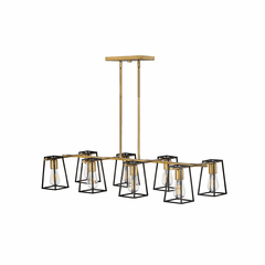 Hinkley Filmore Chandelier - Heritage Brass - 35168HB