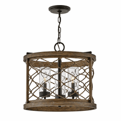Hinkley Finn Medium Single Tier Outdoor Hanging Light - Oil Rub Bronze - 12393OZ