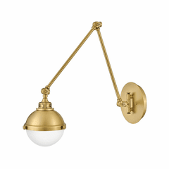 Hinkley Fletcher 1-LT Medium Wall Sconce - Satin Brass - 4832SA