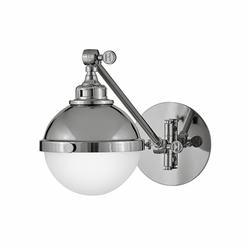 Hinkley Fletcher 1-LT Small Wall Sconce - Polished Nickel - 4830PN