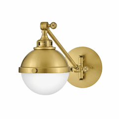 Hinkley Fletcher 1-LT Small Wall Sconce - Satin Brass - 4830SA