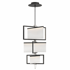 Hinkley Folio Three Tier Chandelier - Black - 32508BLK