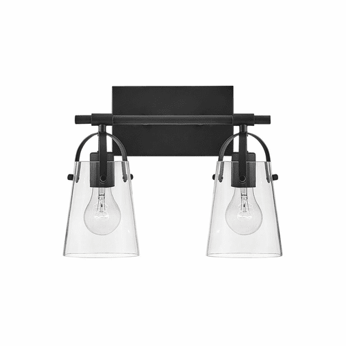 Hinkley Foster Two Light Bath Vanity - Black - 5132BK
