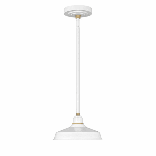 Hinkley Foundry Classic Outdoor Hanging Light - Gloss White - 10281GW