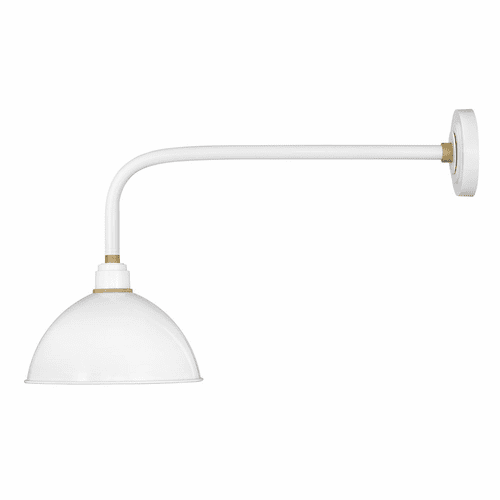 Hinkley Foundry Dome Outdoor Light - Gloss White - 10524GW