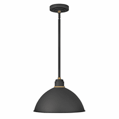Hinkley Foundry Dome Outdoor Light - Textured Black - 10685TK