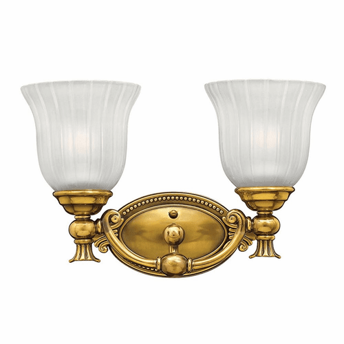Hinkley Francoise 2-LT Bath Light - Burnished Brass - 5582BB