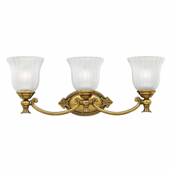 Hinkley Francoise 3-LT Bath Light - Burnished Brass - 5583BB Hinkley Francoise 3-LT Bath Light - Burnished Brass - 5583BB