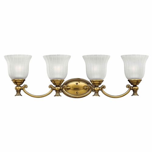 Hinkley Francoise 4-LT Bath Light - Burnished Brass - 5584BB
