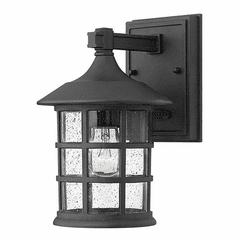 Hinkley Freeport Outdoor Small Wall Mount - Black - 1800BK-LED
