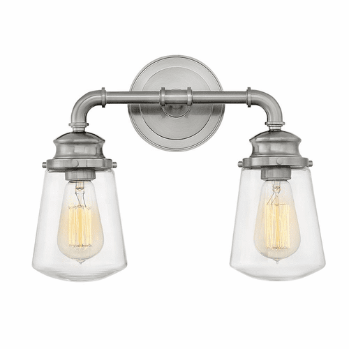Hinkley Fritz 2-LT Bath Light - Brushed Nickel - 5032BN