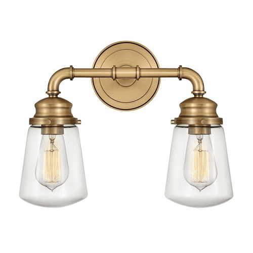 Hinkley Fritz Bath Light - Heritage Brass - 5032HB