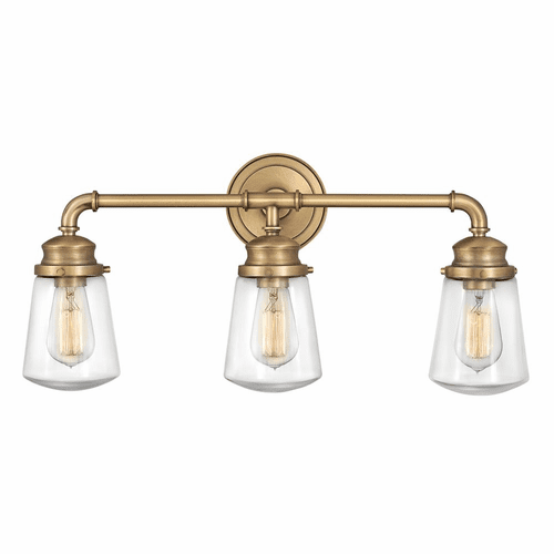 Hinkley Fritz Bath Light - Heritage Brass - 5033HB