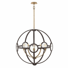Hinkley Fulham Single Tier Chandelier - Buckeye Bronze - 3925KZ