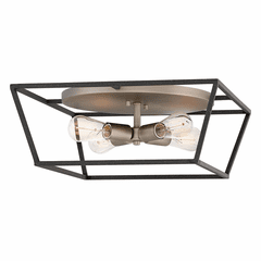 Hinkley Fulton Flush Mount - Aged Zinc - 3331DZ
