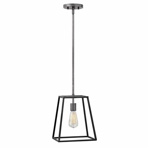 Hinkley Fulton Large Pendant - Aged Zinc - 3351DZ