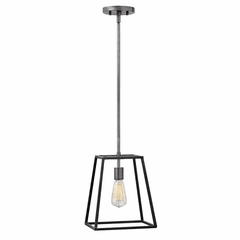 Hinkley Fulton Large Pendant - Aged Zinc - 3351DZ