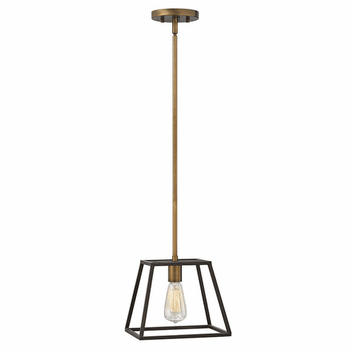 Hinkley Fulton Stem Hung Mini-Pendant - Bronze - 3337BZ